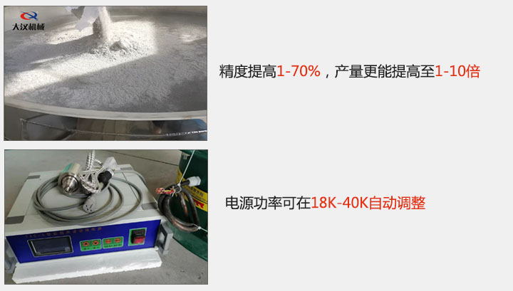 精度提高1—70%，產(chǎn)量更能提高至1-10倍  電源功率可在18K-40K自動(dòng)調(diào)整