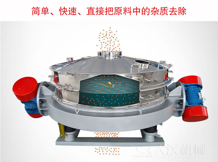 直排篩可用于粉末、顆粒的粗略篩分和除雜